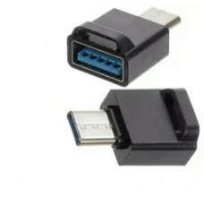 OTG Перехідник USB Type C 3.0 для карти пам'яті з вушком Чорний