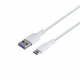 Блок питания XO-L81A с кабелем Type-C  Быстрая зарядка Quick Charge 3.0 USB 18W + Type C (PD 20W) Белый