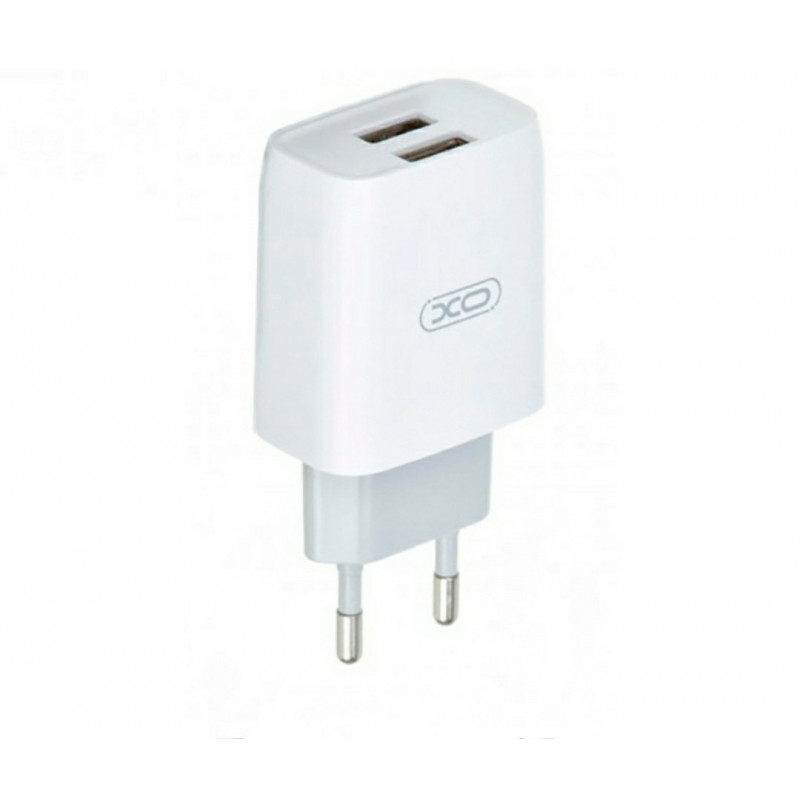 Оригінальний блок живлення XO-L57 з кабелем lightning для Iphone 5 вольт 2.4 Ампера 2 USB Білий
