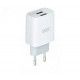 Оригінальний блок живлення XO-L57 з кабелем lightning для Iphone 5 вольт 2.4 Ампера 2 USB Білий