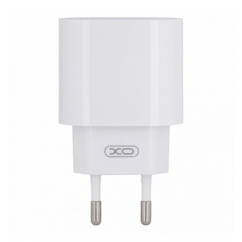 Блок живлення XO-L81B  з кабелем Type-C - Lightning (Iphone)  / Швидка зарядка Quick Charge 3.0 / 20W (PD 20W) Білий
