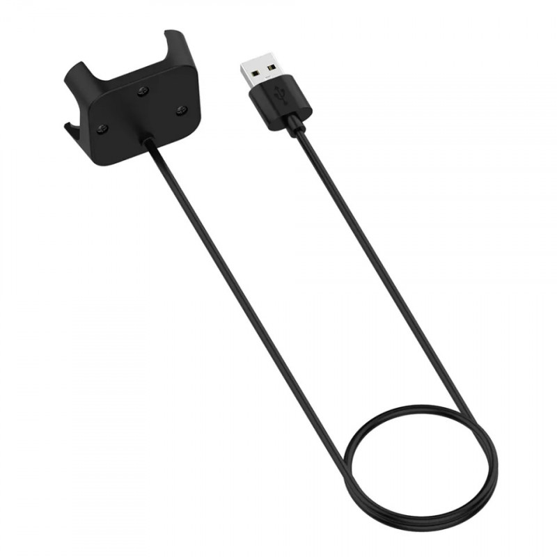 Магнитный USB кабель на смарт-часы Redmi Watch / 1 метр / Черный