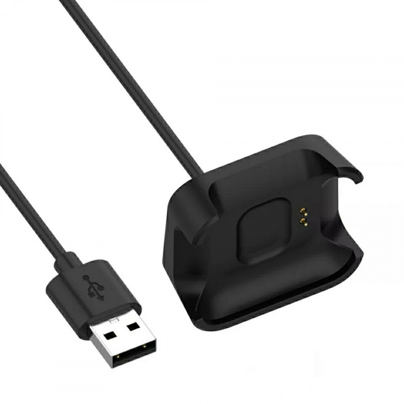 Магнитный USB кабель на смарт-часы Redmi Watch / 1 метр / Черный