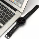 Магнітна USB зарядна станція на годинник Amazfit GTR 2 / Amazfit bip U та інших / Чорна