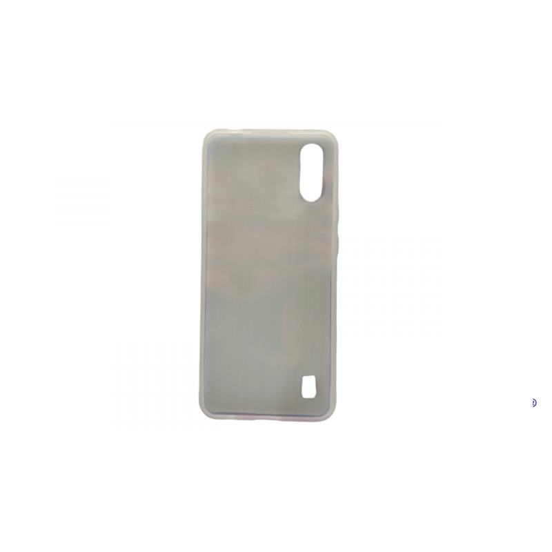 Силіконова накладка (бампер) для смартфона ZTE Blade A5 2020 / З принтом / Біла