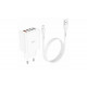 Блок питания hoco. C102A с кабелем Micro-USB / 4 USB / 28.5 Ватт / Быстрая зарядка Quick Charge 3.0 / Белый
