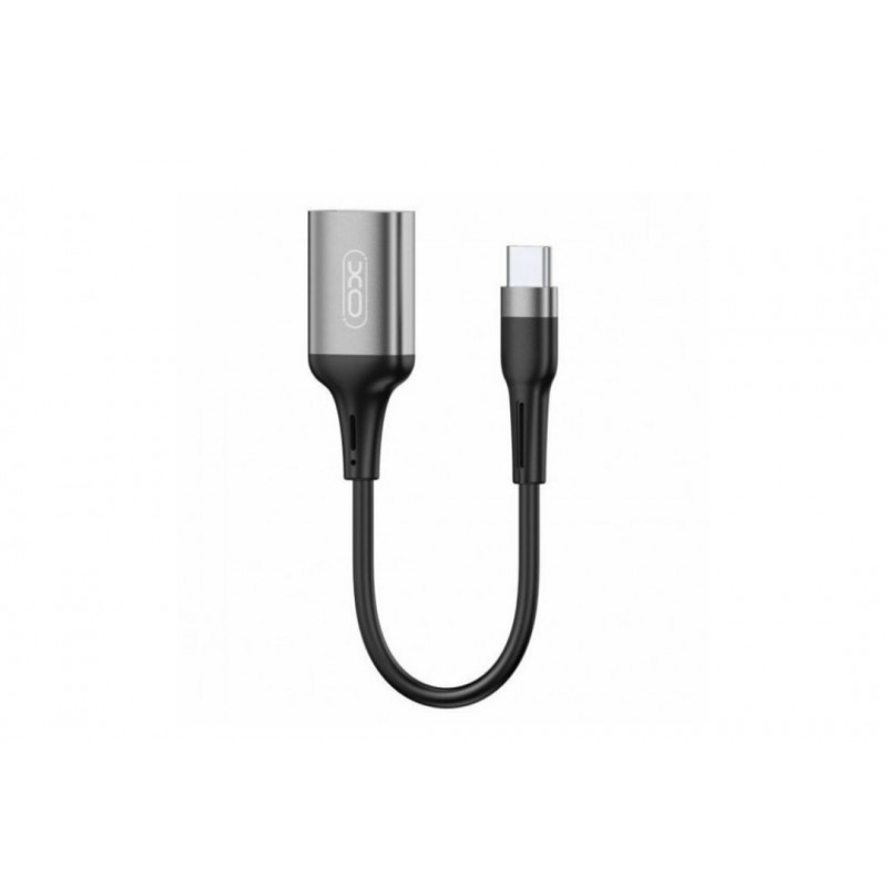 Type-C кабель OTG / XO-NB201 / USB 2.0 / Чорний