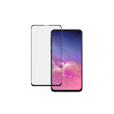 Загартоване захисне скло на Samsung Galaxy S10e / Чорна рамка