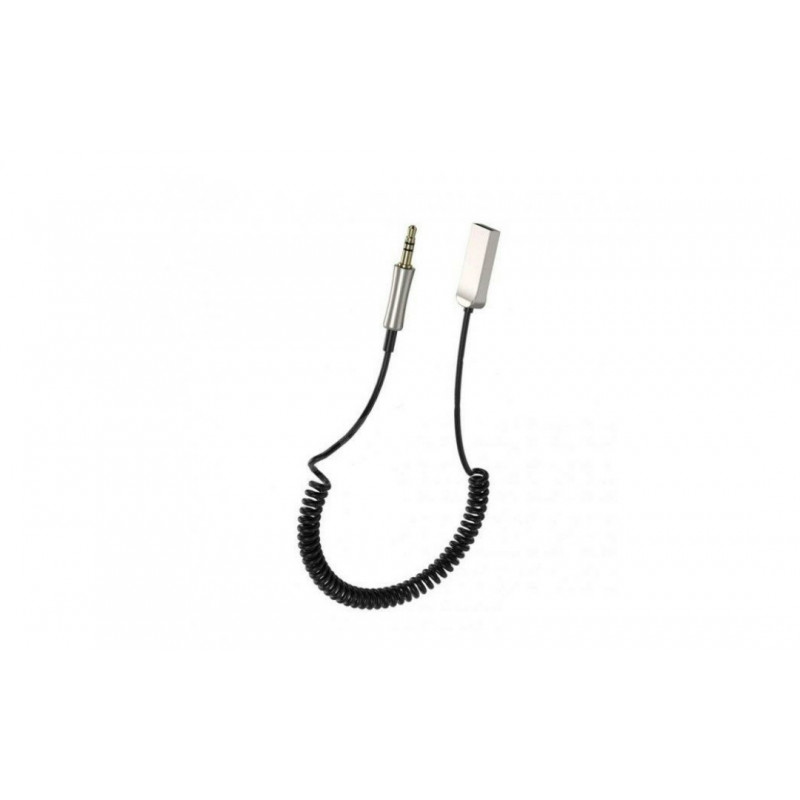 Bluetooth ресивер XO-NB-R202 / AUX аудио 3.5 mm. / 1 метр / Черно-Серый