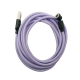 Магнітний кабель USLION 2 в 1 / Type-C - USB / 540 градусів / Круглий / 200 см. / Фіолетовий