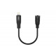 Переходник XO-NB181A от Lightning (Iphone) на аудио Mini jack 3.5 mm. / Черный