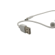 Кабель пружина / Type-C - USB / 2 ампера / 1 метр / Білий