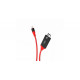 Кабель XO-GB005 / Type-C - HDMI / 4K / 30Hz / 2 метра / Красный