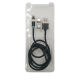 Магнітний кабель M3 3в1  Micro, Type-C, Lightning- USB / Круглий 360 Градусів / 100 см. / Чорний