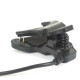 Универсальный USB кабель для зарядки смарт-часов / 2 Pin, 3 mm / 30 см. / Черный