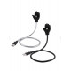 Зарядний гнучкий металевий кабель Micro USB Cable Data Coil Brace / Мікро USB для Android / Срібний