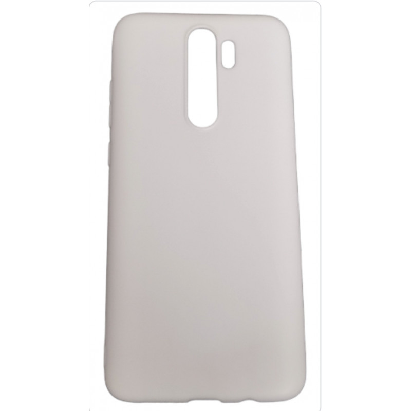Силиконовая накладка (бампер) для смартфона Xiaomi Redmi Note 8  Pro / Силиконовый чехол / Белый