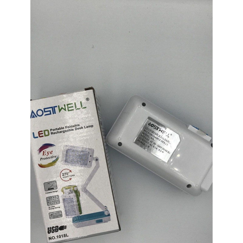 Настільна Led-лампа Lostwell №1018 L / Світлодіодна лампа / Лед-світильник / Синій