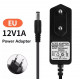 Мережевий зарядний пристрій / Зарядка / 12V 1A / AC/DC Power Adapter 1210 (Вигляд 2) / Чорний