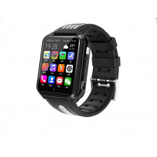 Годинник смартфон на Android / GPS Wi-Fi 4G / 2 камери / 1080 mAh / Чорний