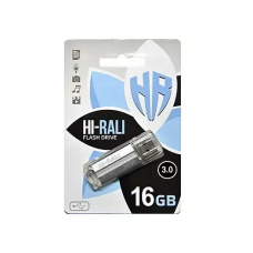 Флеш накопичувач USB на 16 гб / швидкість 3.0 Hi-Rali / Срібло