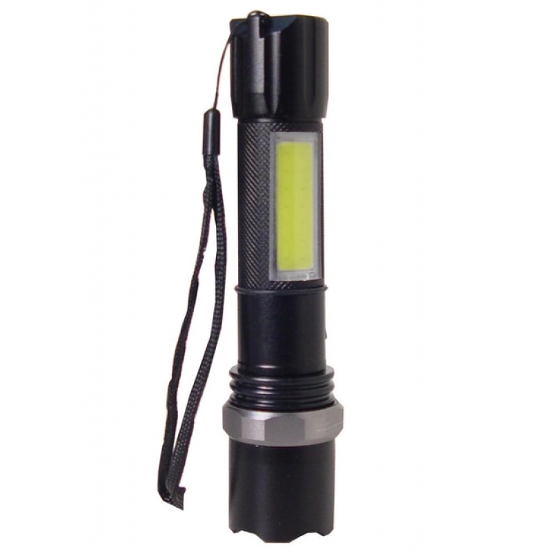 Светодиодный Фонарик BL-W546 / mirco USB / Черный