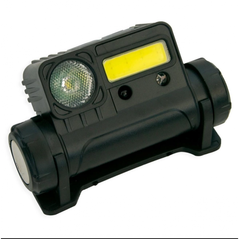 Налобний ліхтар "Multifunctional Headlamp" XPE+COB / Type-C USB / Чорний