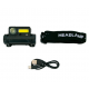 Налобний ліхтар "Multifunctional Headlamp" XPE+COB / Type-C USB / Чорний