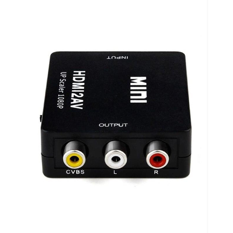 Конвертер для перетворення цифрового сигналу в аналоговий / Mini VGA2HDMI 1080 p / Чорний
