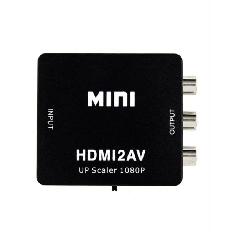 Конвертер для перетворення цифрового сигналу в аналоговий / Mini VGA2HDMI 1080 p / Чорний