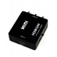 Конвертер для перетворення цифрового сигналу в аналоговий / Mini VGA2HDMI 1080 p / Чорний