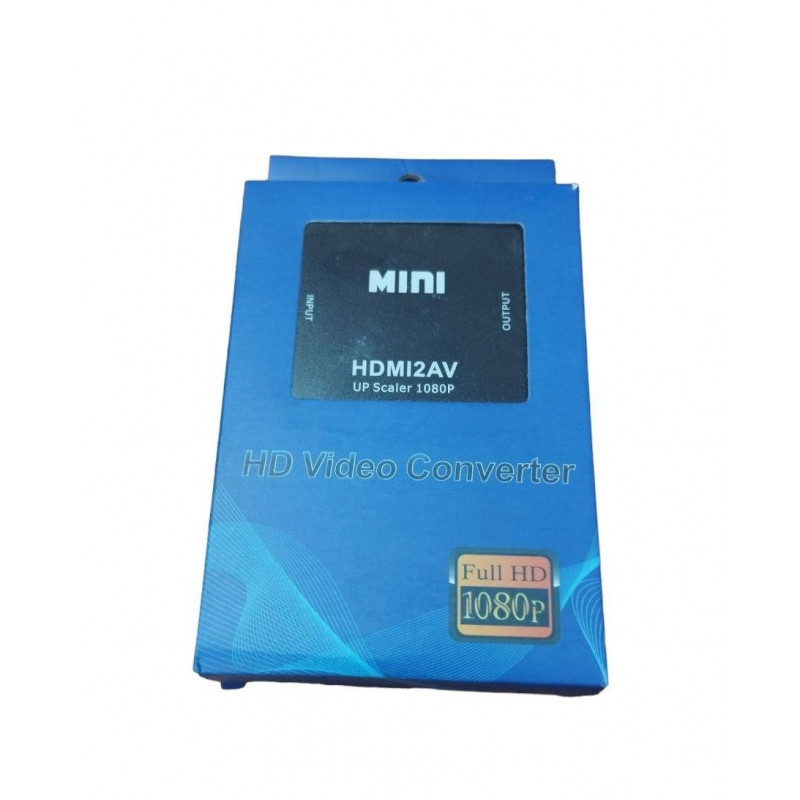 Конвертер для перетворення цифрового сигналу в аналоговий / Mini VGA2HDMI 1080 p / Чорний