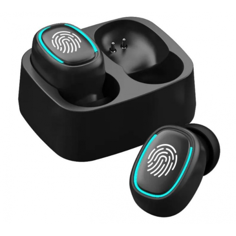 Бездротові TWS навушники T1 Bluetooth з кейсом / Чорний