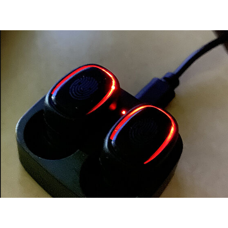 Бездротові TWS навушники T1 Bluetooth з кейсом / Чорний