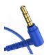 Проводные наушники вакуумные XO EP55 Metal / Синий