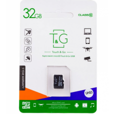 Картка пам'яті "T&G" Micro SDHC 32 гб 10 Class / Чорний