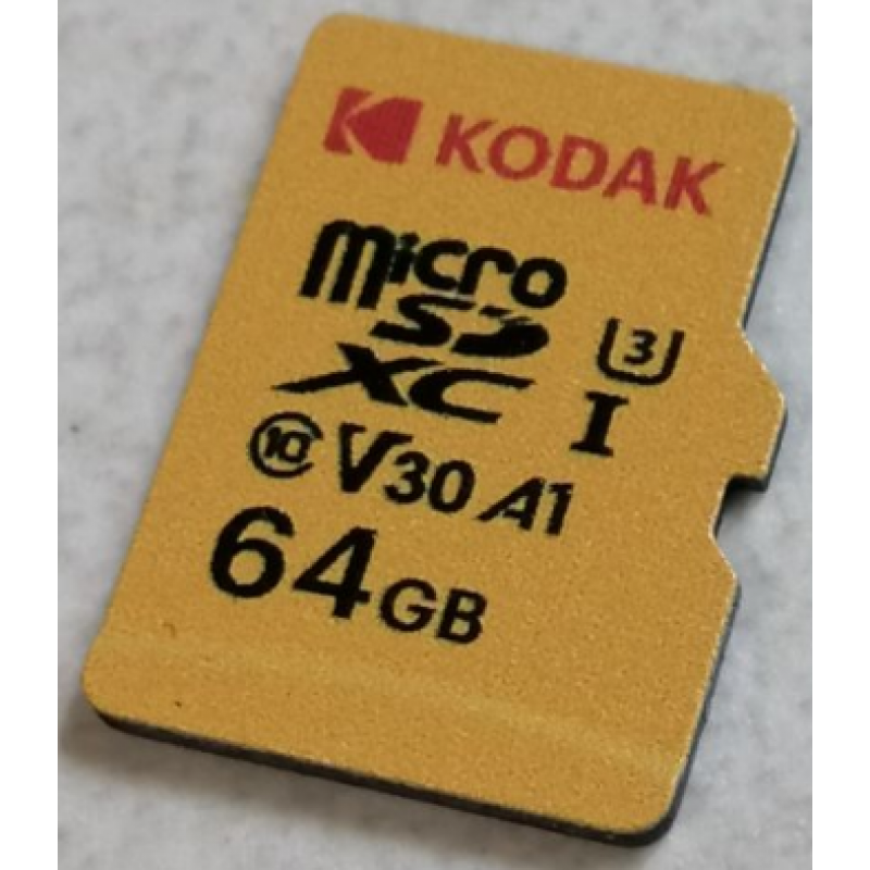Картка пам'яті Kodak 64GB microSDXC UHS-I 10 Class / Чорний