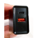 Зарядний пристрій AR-QC-PD / USB TYPE-C / Чорний