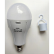 Світлодіодна лампочка LED bulb з акумулятором / Акумуляторна аварійна лампочка в патрон