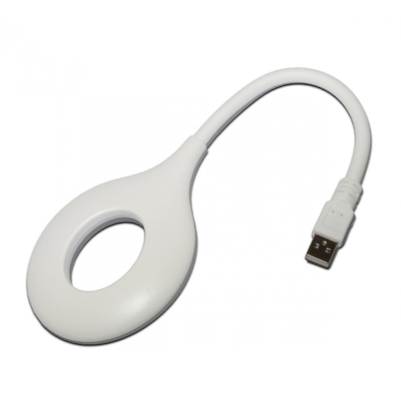 USB ліхтарик / USB лампа / Кільцева лампа для ноутбука / Білий