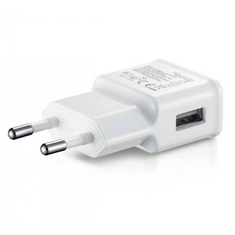 Оригінальний зарядний пристрій / адаптер 5В/2А USB EK-8680 / Білий