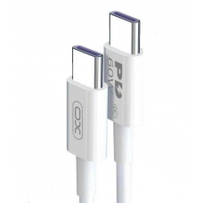 Кабель XO-NB-Q190A / Type C на Type C / для смартфонів / PD60 ват / 1 метр / Білий