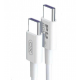 Кабель XO-NB-Q190A / Type C на Type C / для смартфонів / PD60 ват / 1 метр / Білий