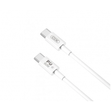 Кабель XO-NB-Q190A / Type C на Type C / для смартфонів / PD60 ват / 2 метра / Білий