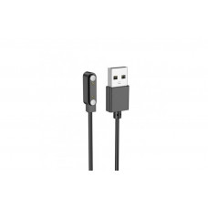 Магнітний фірмовий USB кабель для зарядки смарт-годинників Hoco Y18 / 60 см. / Чорний