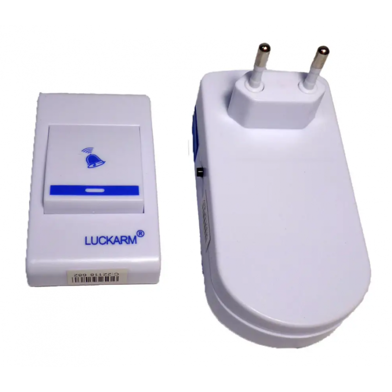 Бездротовий дверний дзвінок Luckarm Intelligent / 8603 / Білий+Синій
