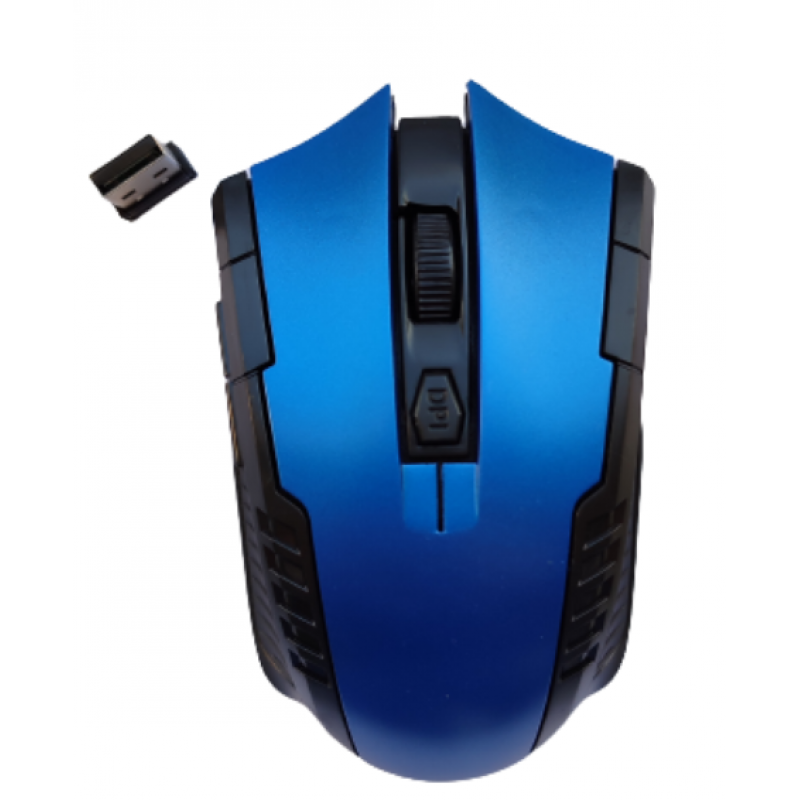 Бездротова мишка Wireless Mouse G-698 / Комп'ютерна мишка бездротовий 2.4GHz / Чорний + Синій