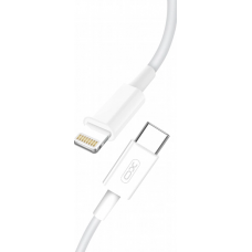 Кабель USB Type C-Lightning XO NB-Q189A / 20W / 1 метр / Білий