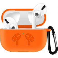 Чохол Silicon для AIRPODS PRO PROTECTIVE CASE / Помаранчевий