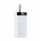 Зарядний Power Bank Remax RPP-185 50000mAh / Швидка зарядка 5 вольт / 2.1 Ампера / 50000 mAh / Білий